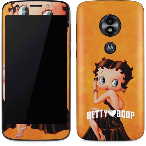 Betty Boop Little Black Dress Moto E5 Play Skin